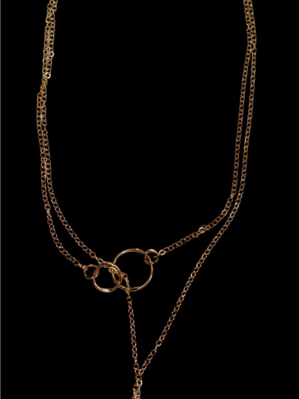 Gold plated Layered Bar Pendant Necklace - Women Jewelry - Picture 4 of 6